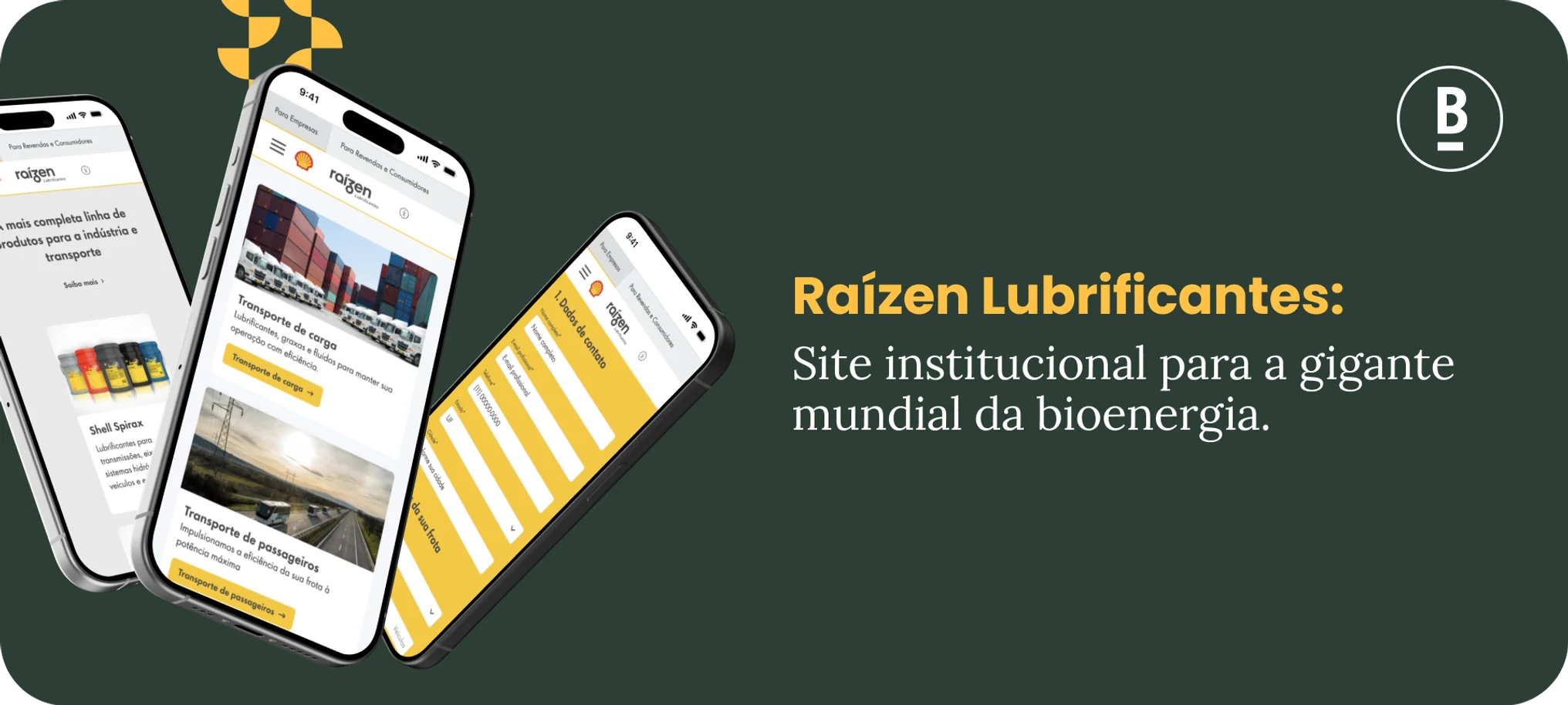 Raízen Lubrificantes: Site institucional para a gigante mundial da bioenergia.