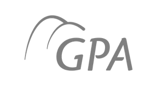 Logo da GPA, cliente da BASE Digital para criação e manutenção para o site institucional.