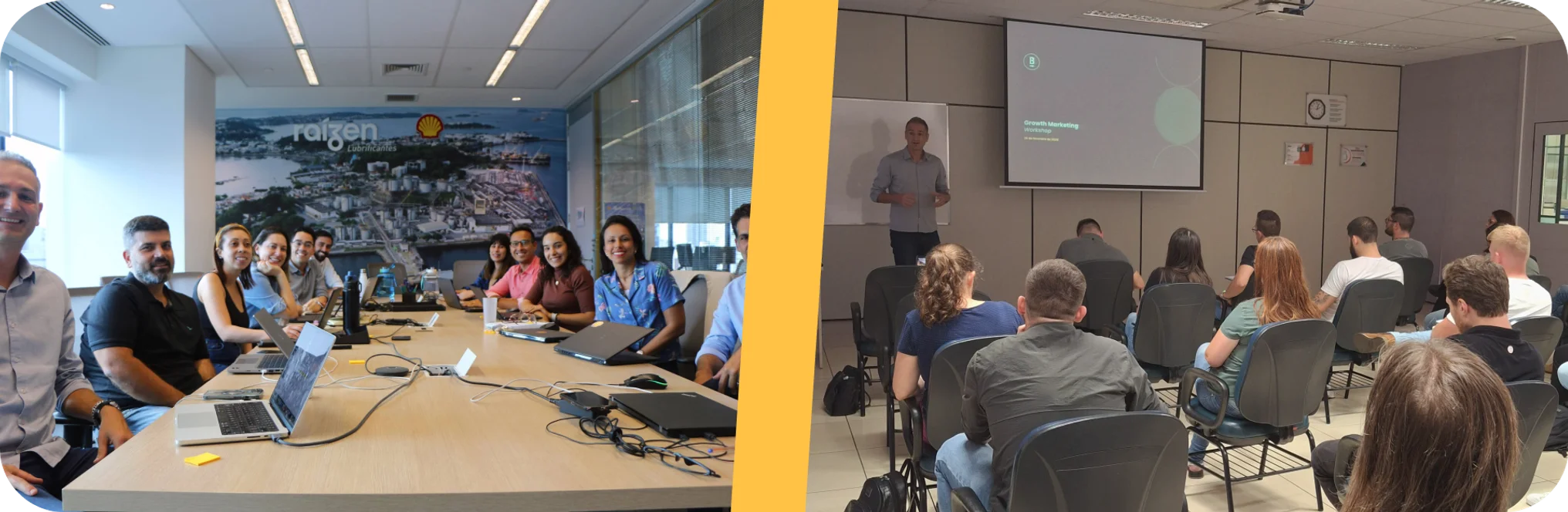 Workshop de Growth da BASE Digital | Clientes: Raízen e Stara