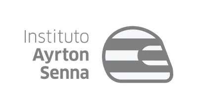 Logo do Instituto Ayrton Senna, cliente da BASE Digital em plataformas digitais e projetos digitais.