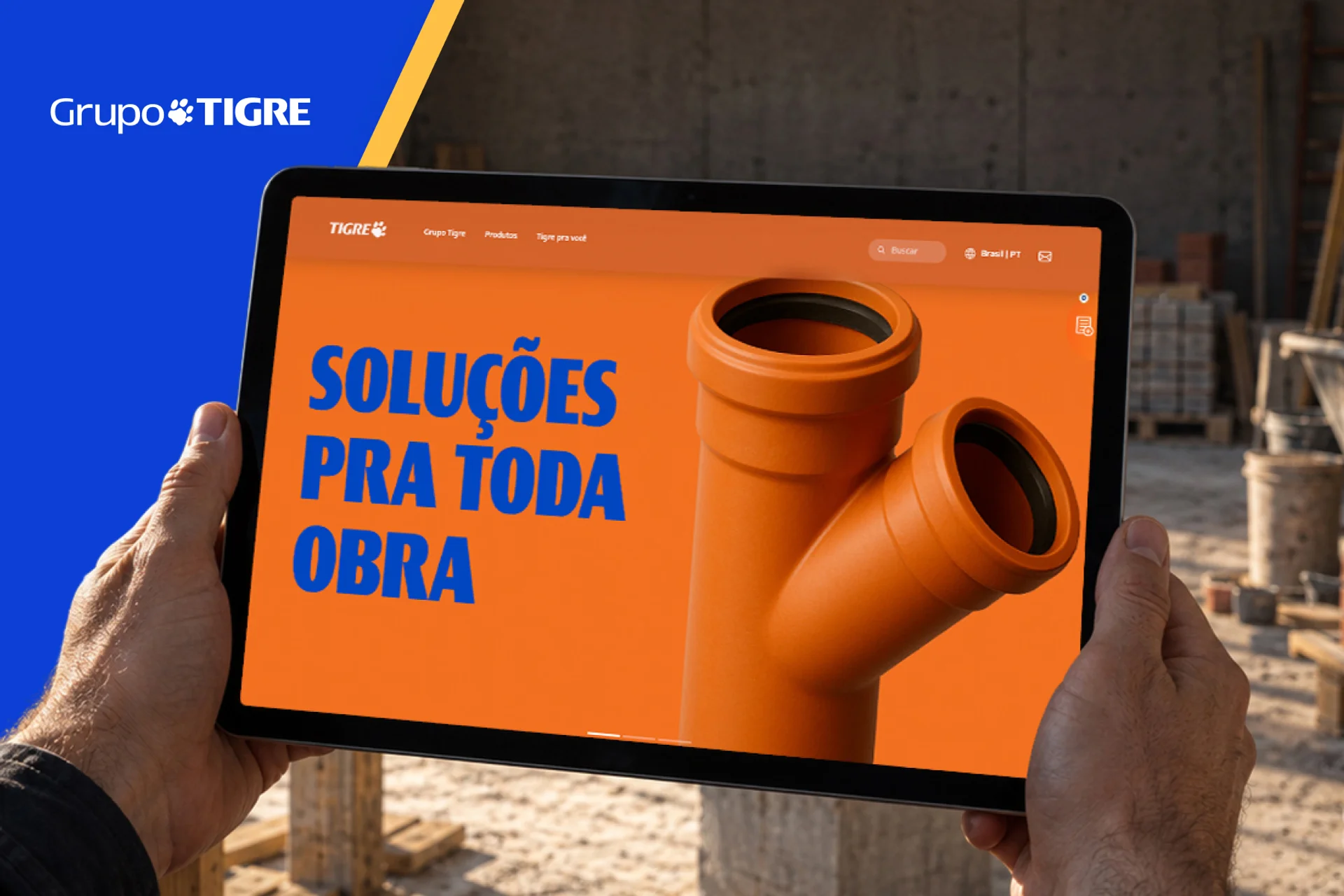 Case: Site Institucional Grupo Tigre