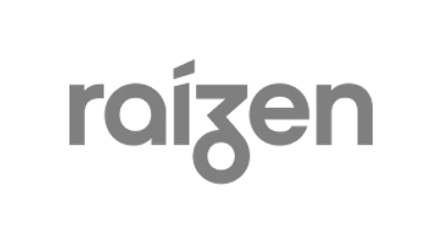 Logo da Raízen, cliente da BASE Digital em plataformas digitais e manutenção para o site institucional.