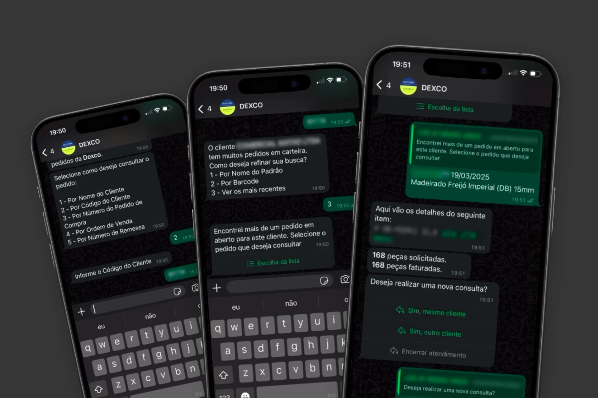 Chatbot de acompanhamento de pedidos