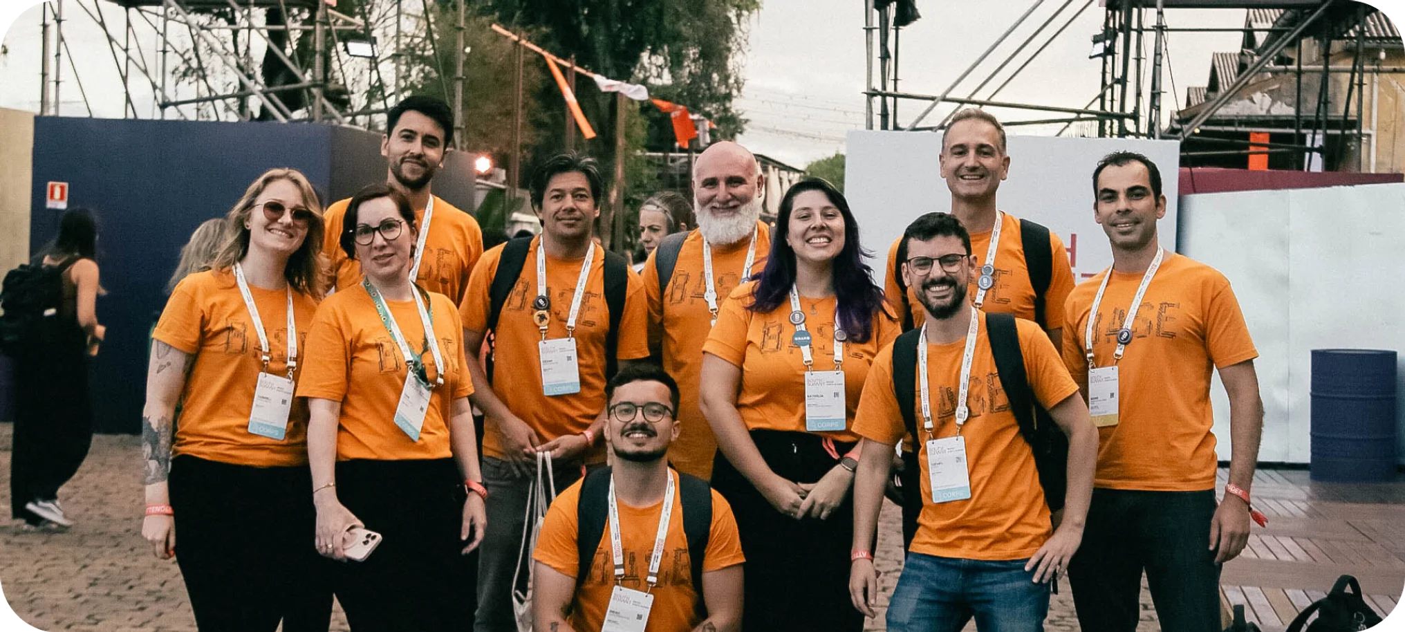 Equipe que representou a BASE Digital na South Summit Brazil 2025.