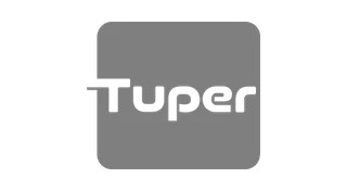Logo da Tuper, cliente da BASE Digital para criação e manutenção para os sites corporativos.