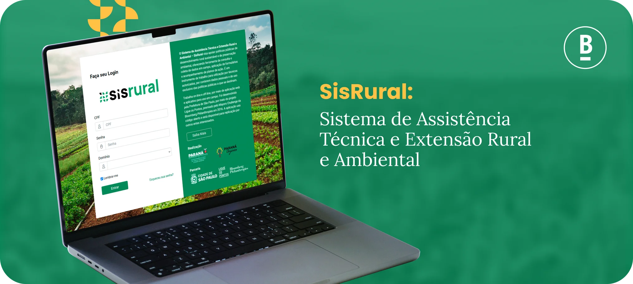 SisRural - Sistema de Assistência Técnica e Extensão Rural e Ambiental