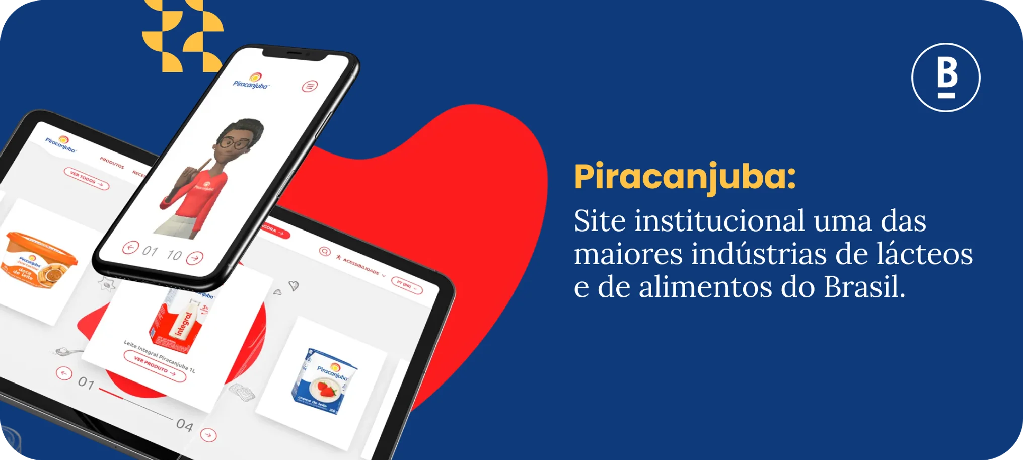 Piracanjuba: Site institucional uma das maiores indústrias de lácteos e de alimentos do Brasil.