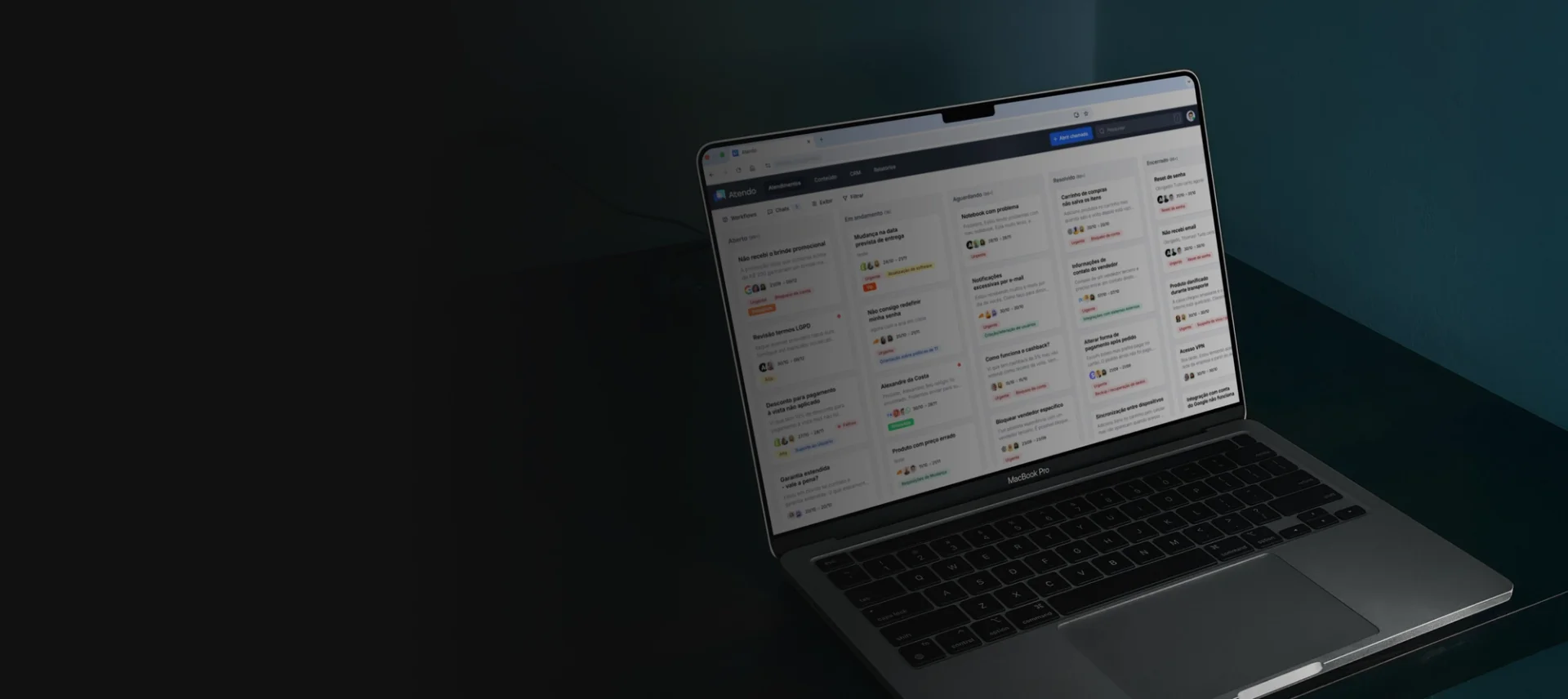 Plataforma de Atendimento Omnichannel integrada ao Whatasapp e CRM com uso de Inteligência Artificial (IA).