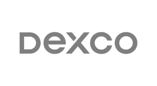 Logo da Dexco, cliente da BASE Digital em sustentação de plataformas, outsourcing e manutenção do site institucional.